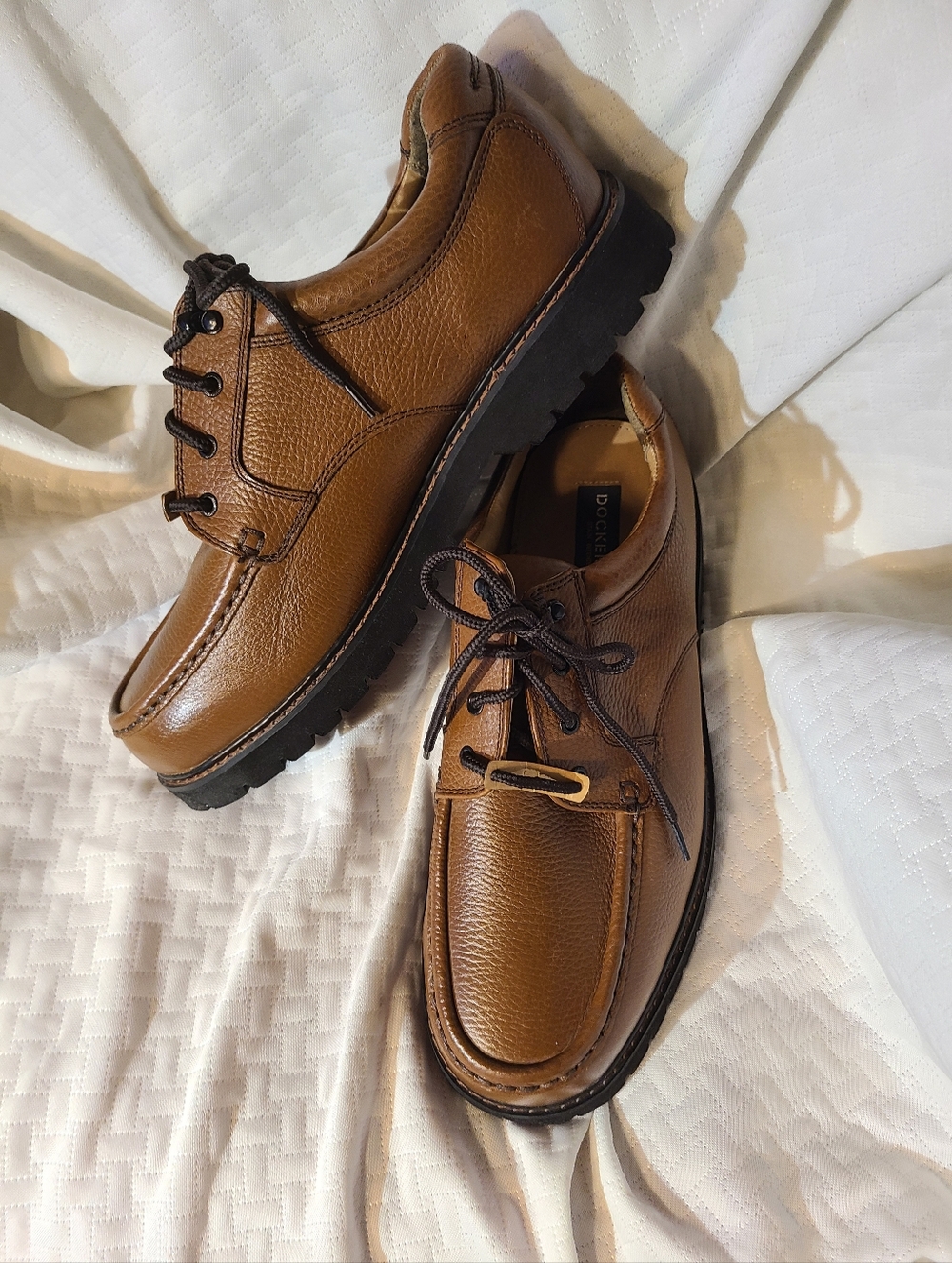 DOCKERS LEATHER OXFORD SHOES STAIN  RESISTANCE